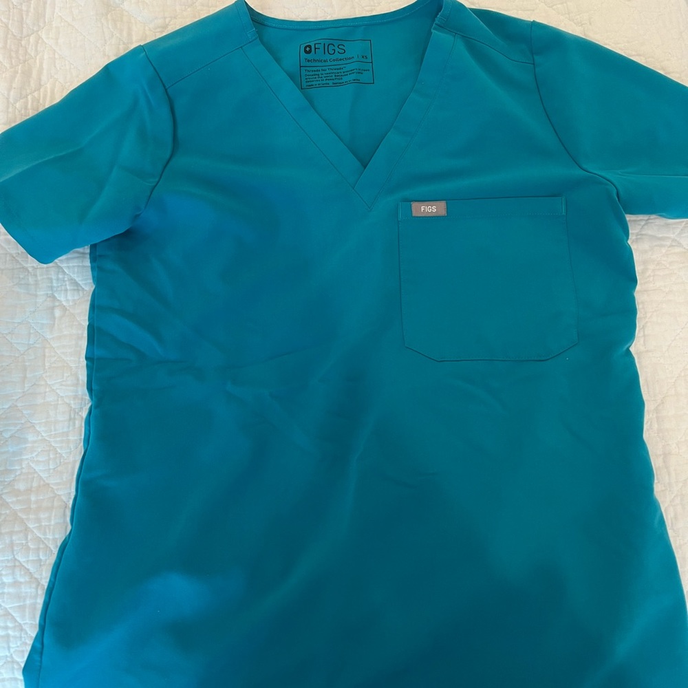 Figs Teal XS set